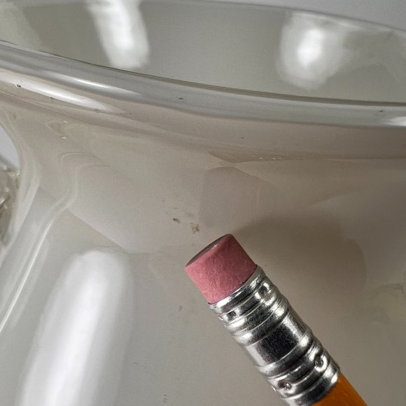 Vtg Dalian Snowflake Color Swirl Glass Pitcher Jug Art Glass MCM Collectible - Picture 14 of 16